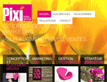 Tablet Screenshot of agencepixi.com
